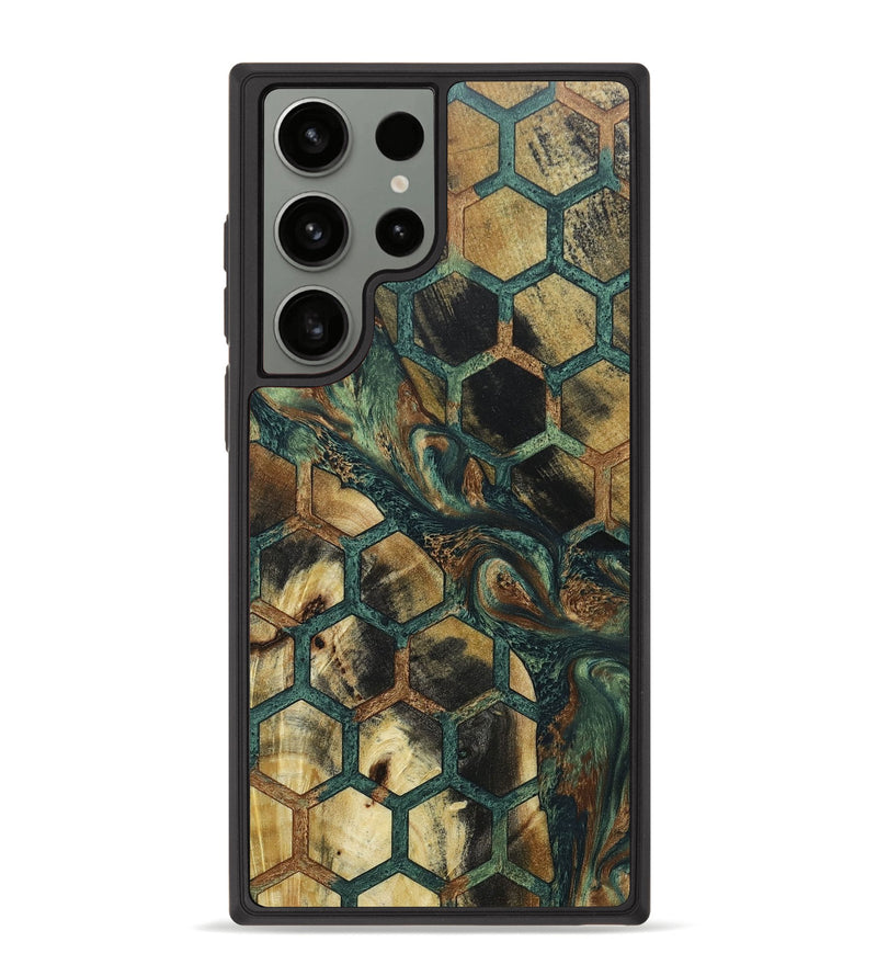 Galaxy S23 Ultra Wood+Resin Phone Case - Shaniqua (Pattern, 668636)