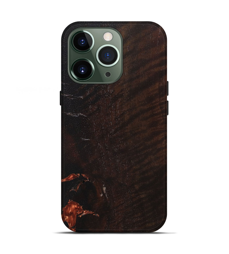 iPhone 13 Pro Wood+Resin Live Edge Phone Case - Isaiah (Wood Burl, 668691)