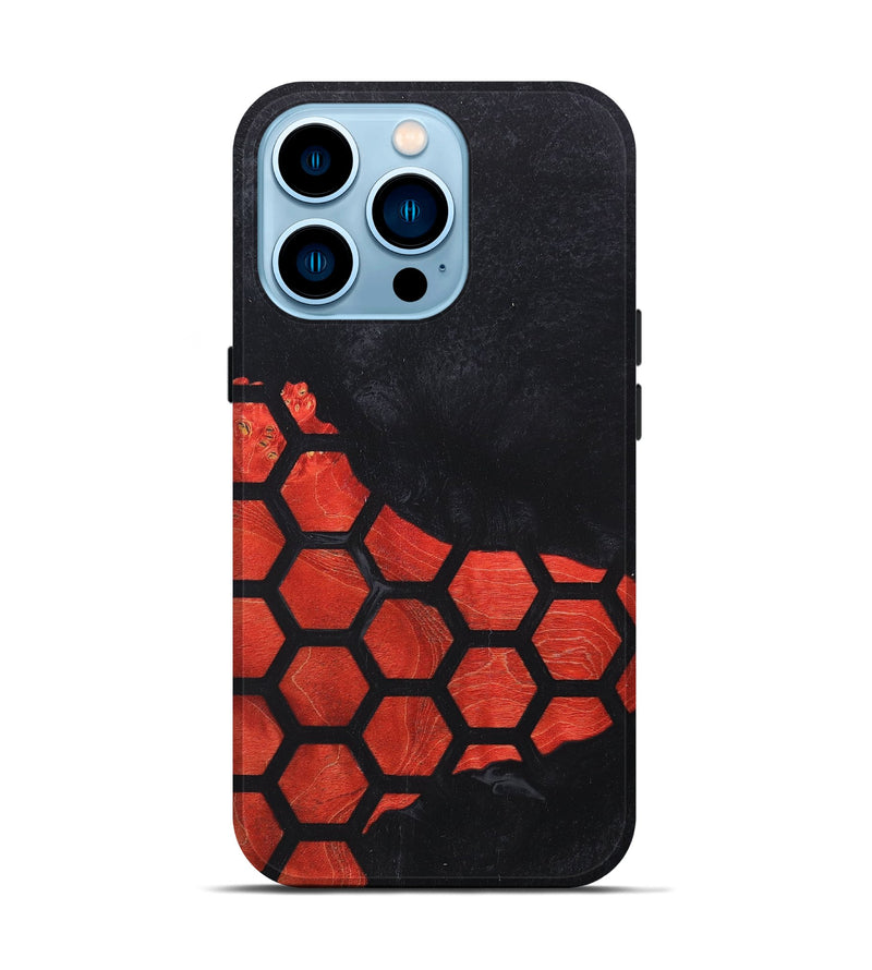 iPhone 14 Pro Wood+Resin Live Edge Phone Case - Sylvester (Pattern, 668700)