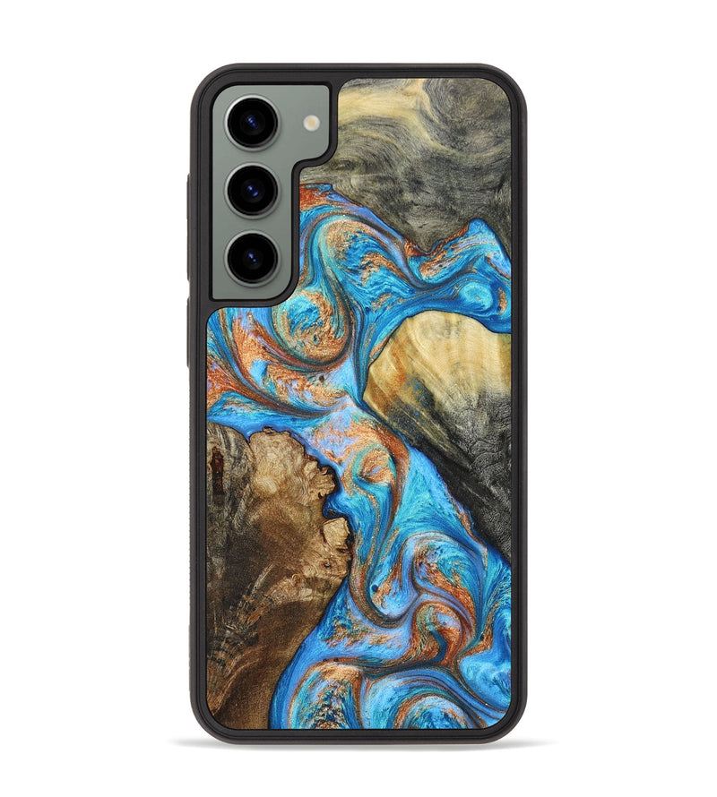 Galaxy S23 Plus Wood+Resin Phone Case - Enzo (Mosaic, 668748)