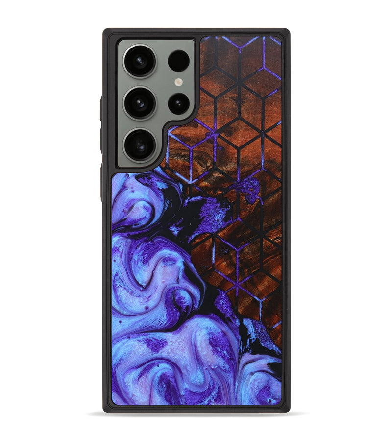 Galaxy S23 Ultra Wood+Resin Phone Case - Homer (Pattern, 668824)