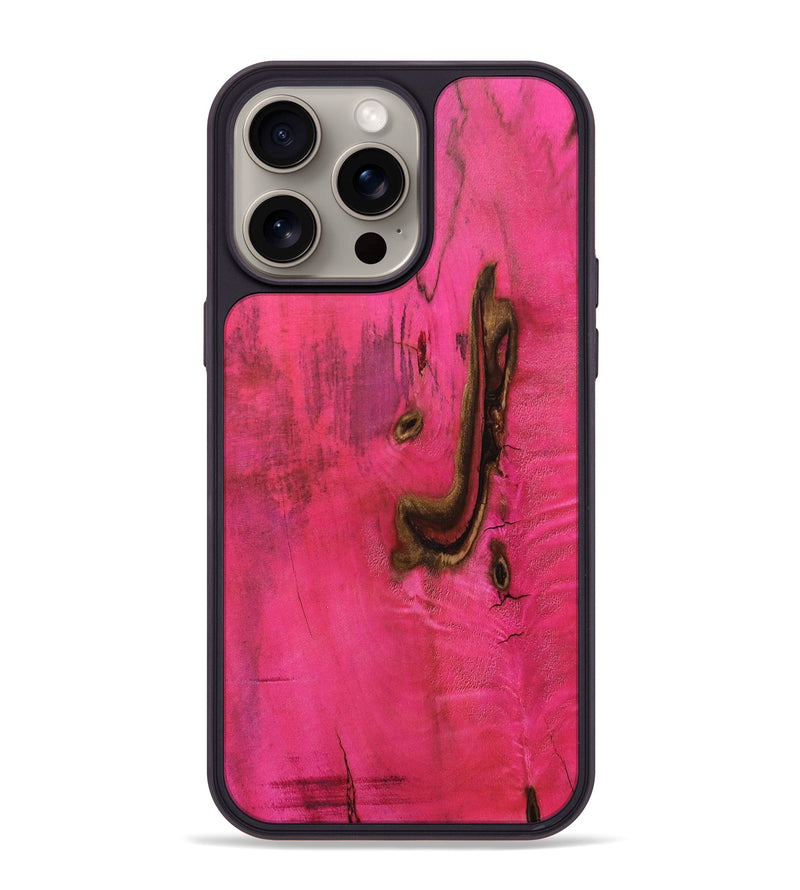 iPhone 15 Pro Max Wood+Resin Phone Case - Kehlani (Wood Burl, 668886)