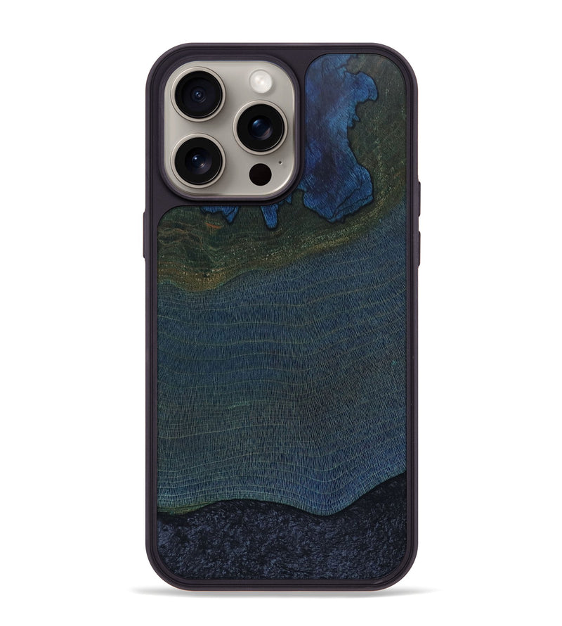 iPhone 15 Pro Max Wood+Resin Phone Case - Lyla (Wood Burl, 668899)