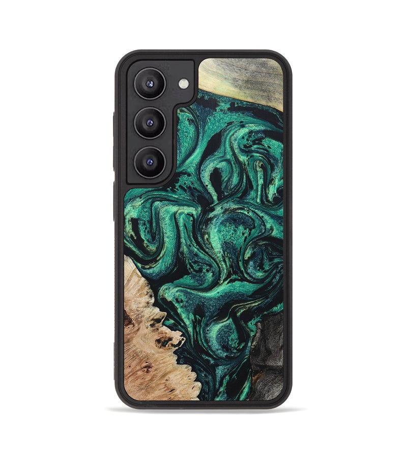 Galaxy S23 Wood+Resin Phone Case - Tabitha (Mosaic, 668911)