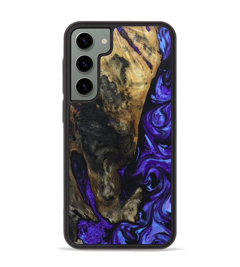 Galaxy S23 Plus Wood+Resin Phone Case - Bodhi (Purple, 668994)
