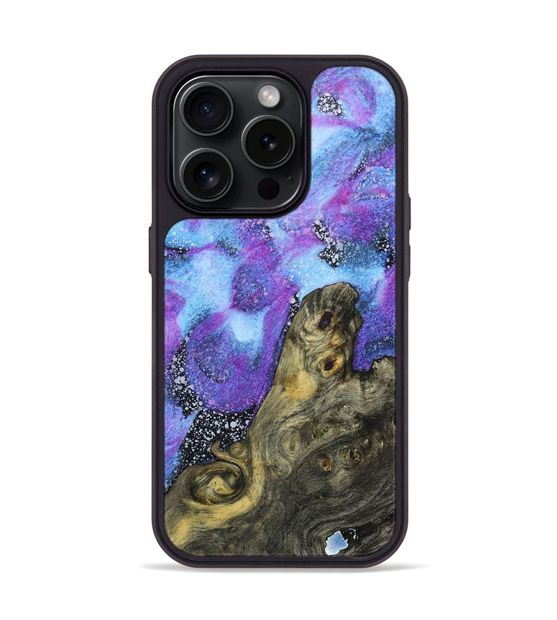 iPhone 15 Pro Wood+Resin Phone Case - Tara (Cosmos, 669060)
