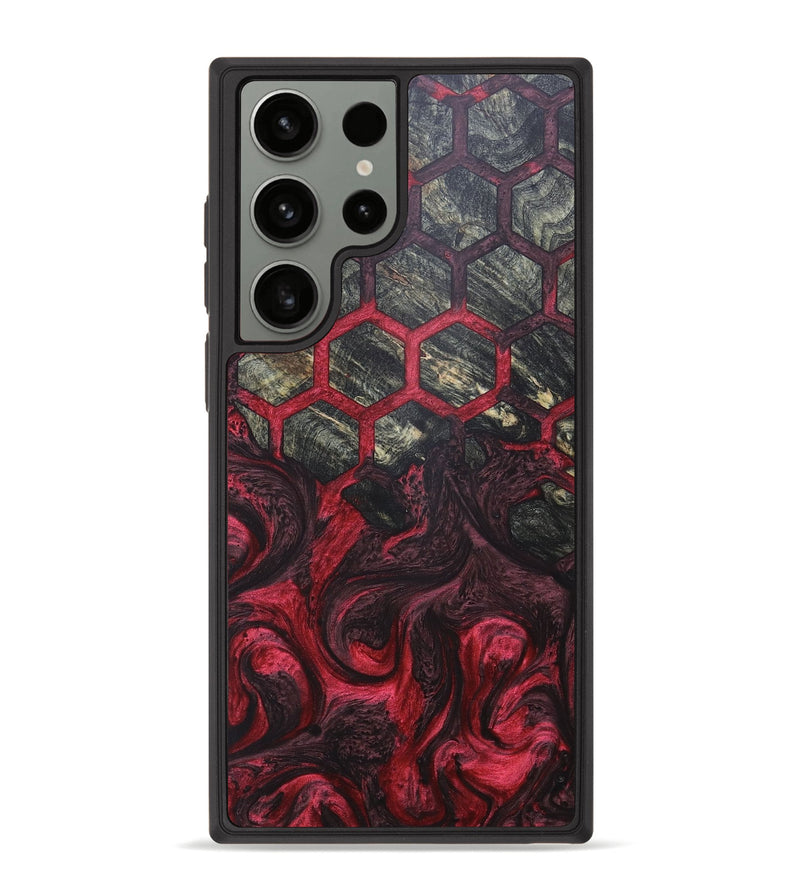 Galaxy S23 Ultra Wood+Resin Phone Case - Kiley (Pattern, 669291)