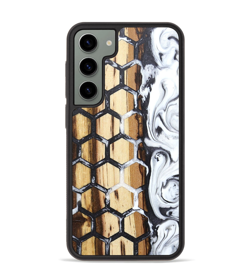 Galaxy S23 Plus Wood+Resin Phone Case - Edith (Pattern, 669296)