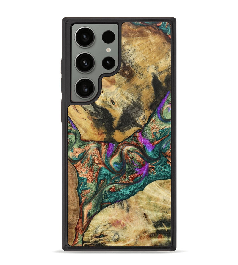 Galaxy S23 Ultra Wood+Resin Phone Case - Rhonda (Mosaic, 669326)