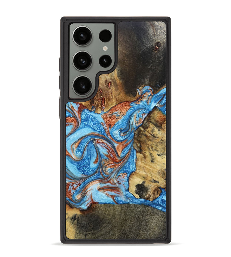 Galaxy S23 Ultra Wood+Resin Phone Case - Theo (Mosaic, 669328)
