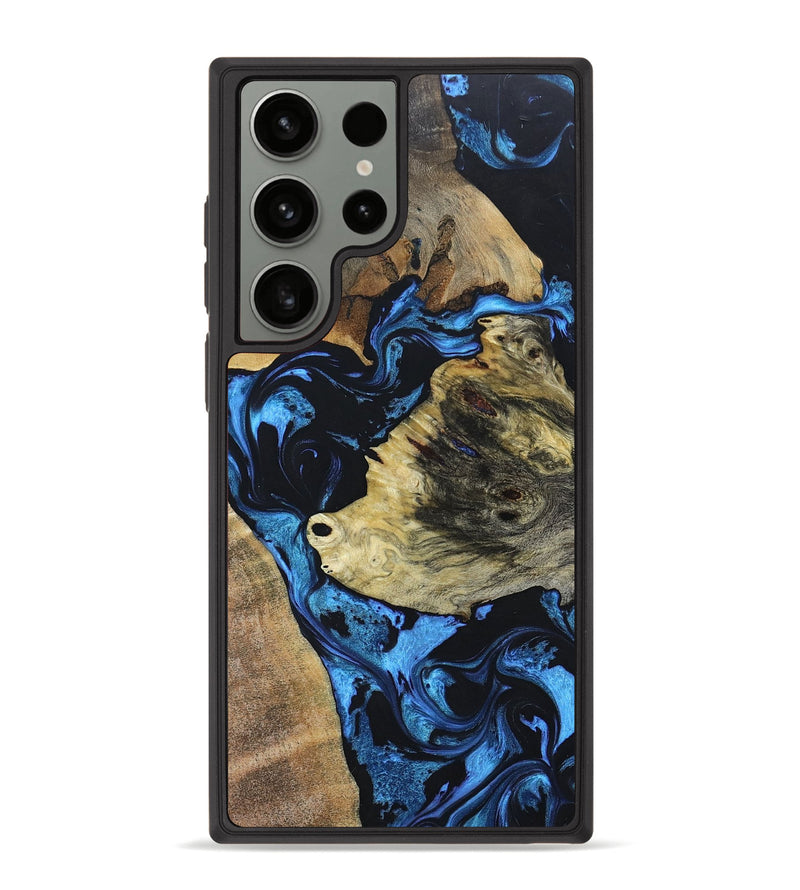 Galaxy S23 Ultra Wood+Resin Phone Case - Bernice (Mosaic, 669525)