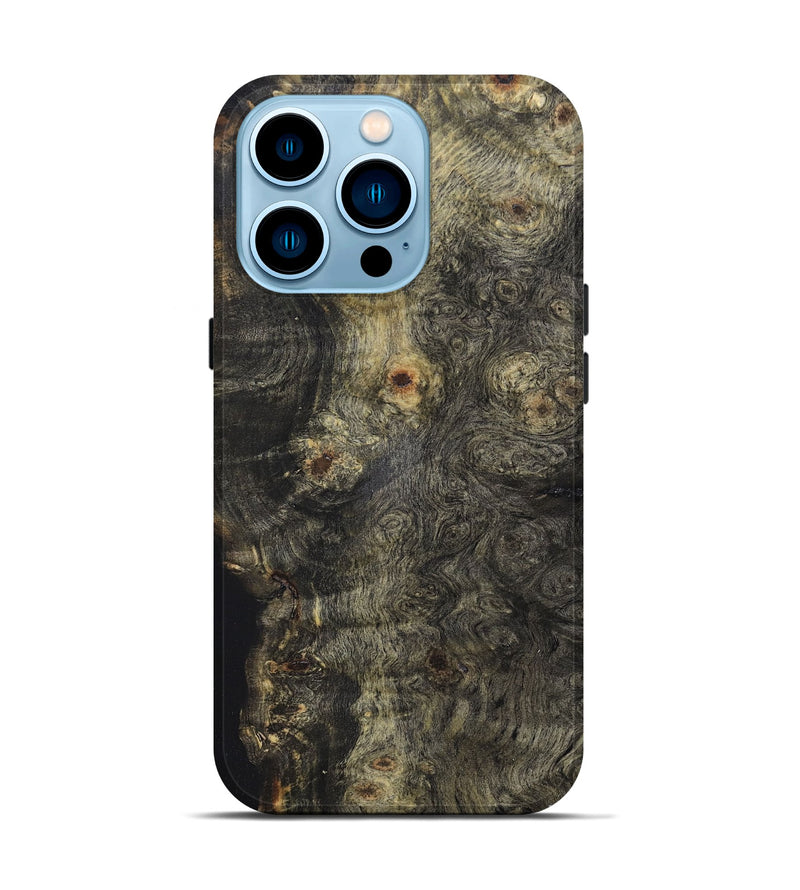 iPhone 14 Pro Wood+Resin Live Edge Phone Case - Tasha (Wood Burl, 669548)
