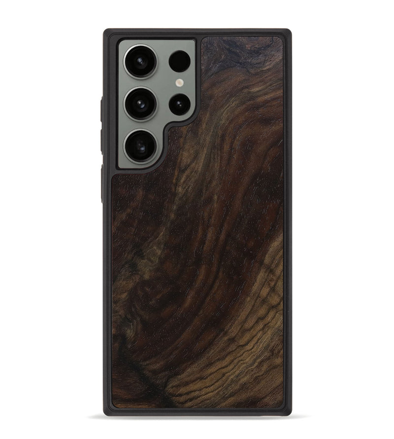 Galaxy S23 Ultra Wood+Resin Phone Case - Stella (Wood Burl, 669644)