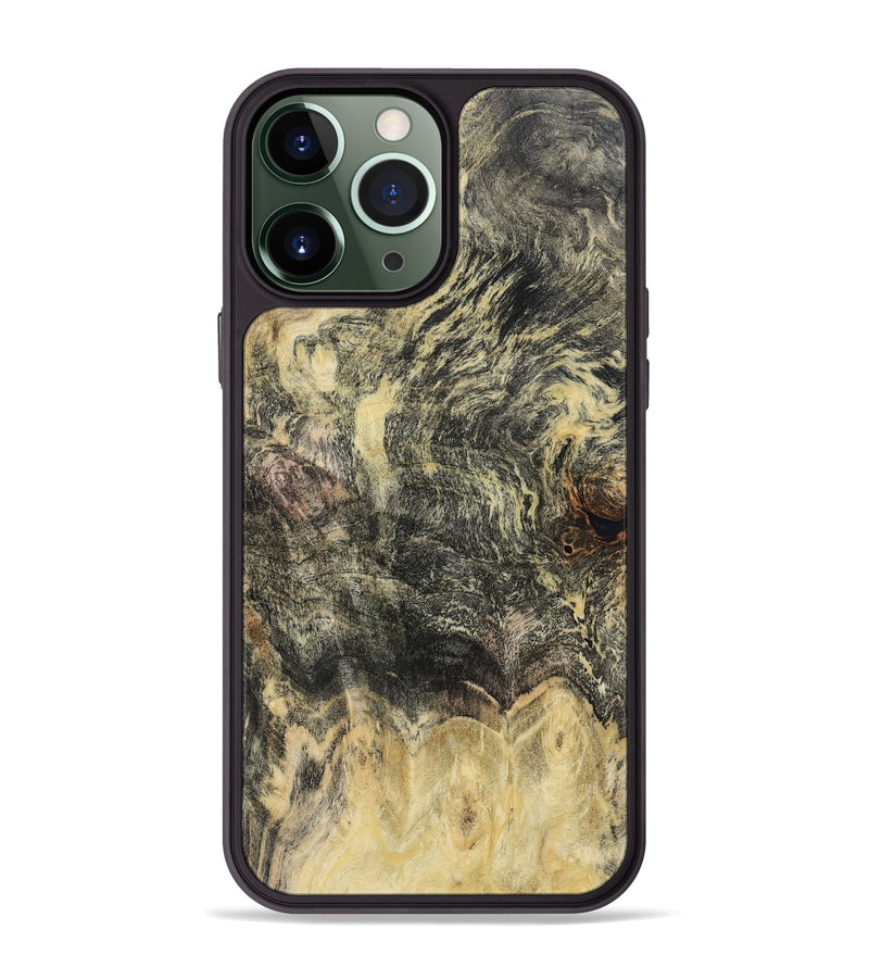 iPhone 13 Pro Max Wood+Resin Phone Case - Shelley (Wood Burl, 669658)