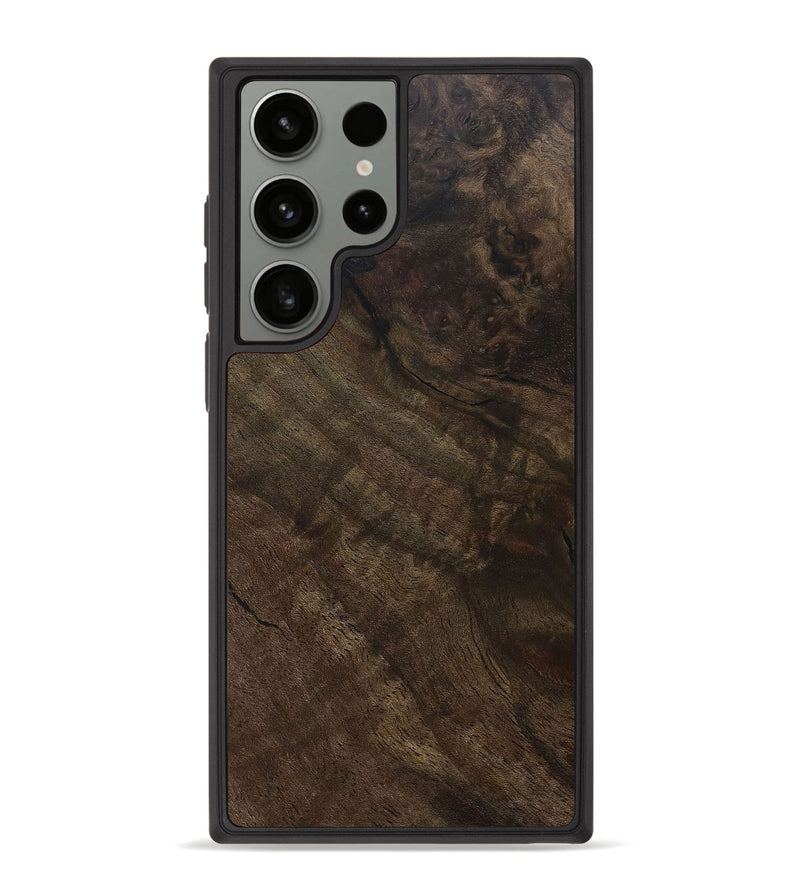 Galaxy S23 Ultra Wood+Resin Phone Case - Mable (Wood Burl, 669659)
