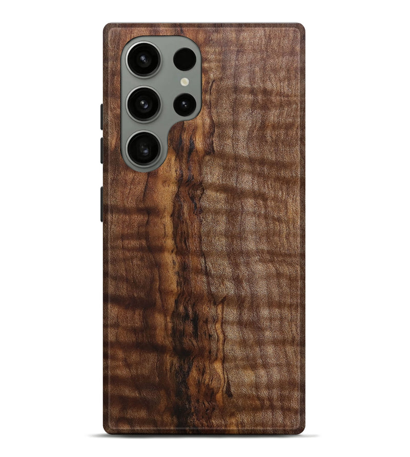 Galaxy S23 Ultra Wood+Resin Live Edge Phone Case - Cindy (Wood Burl, 669767)