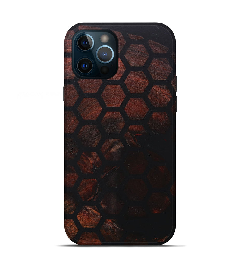 iPhone 12 Pro Wood+Resin Live Edge Phone Case - Irene (Pattern, 669774)