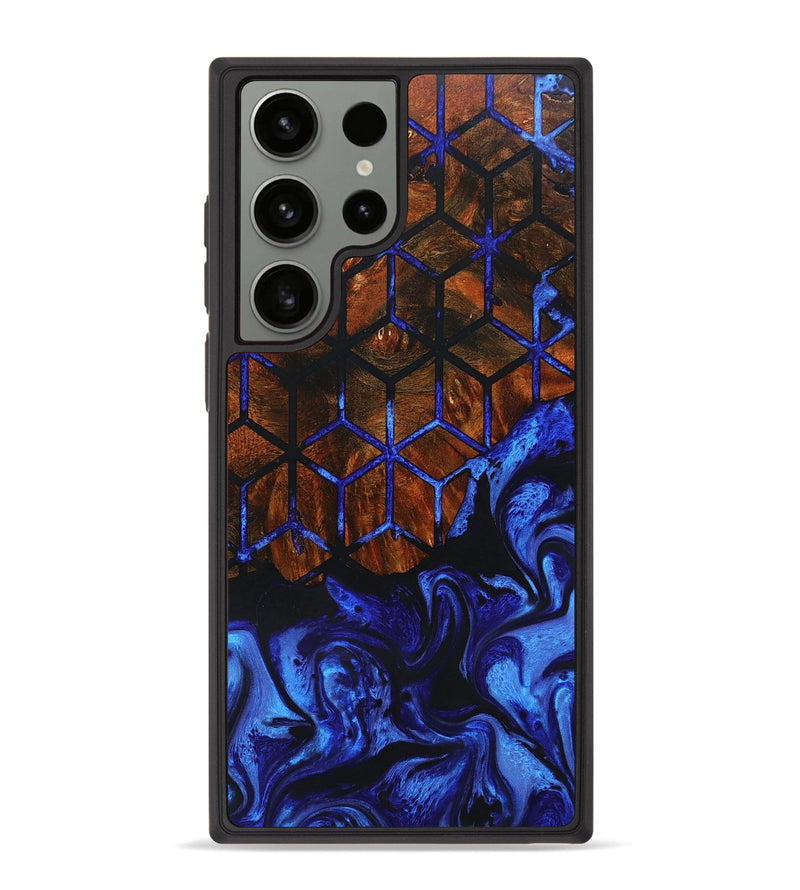 Galaxy S23 Ultra Wood+Resin Phone Case - Laurence (Pattern, 669860)