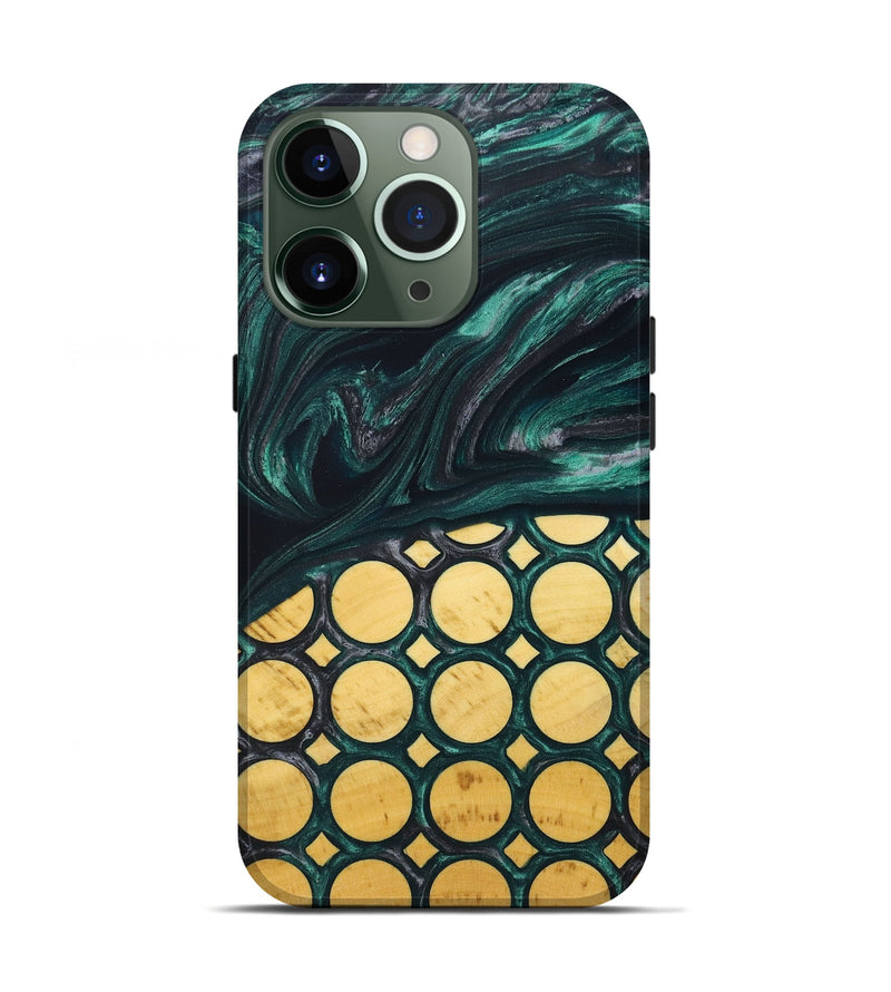 iPhone 13 Pro Wood+Resin Live Edge Phone Case - Viola (Pattern, 669976)