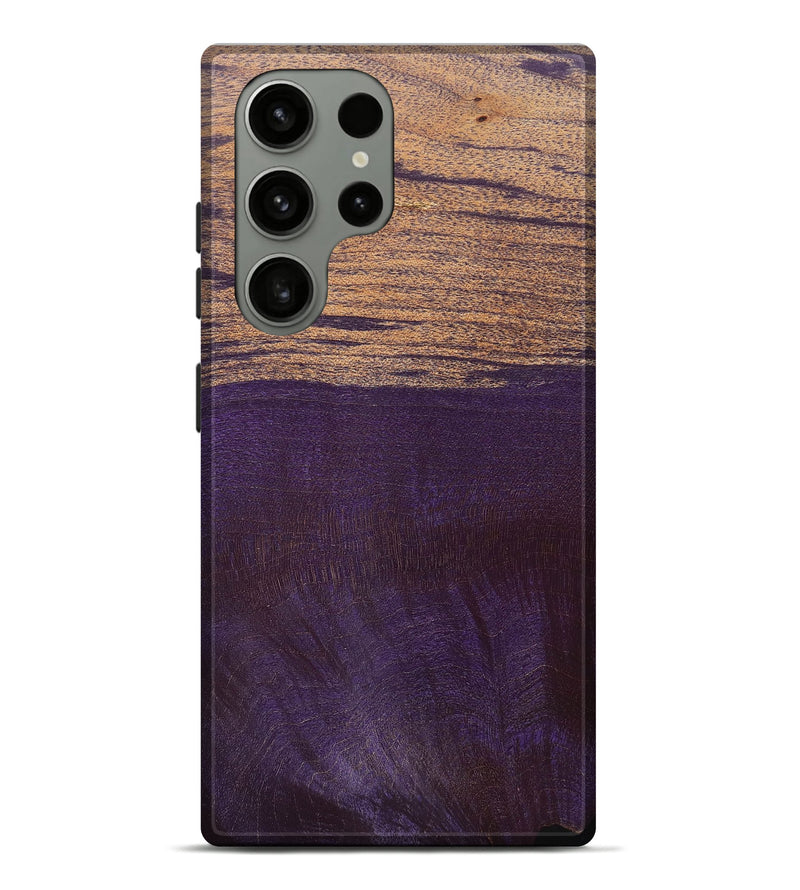 Galaxy S23 Ultra Wood+Resin Live Edge Phone Case - Frederick (Wood Burl, 670013)