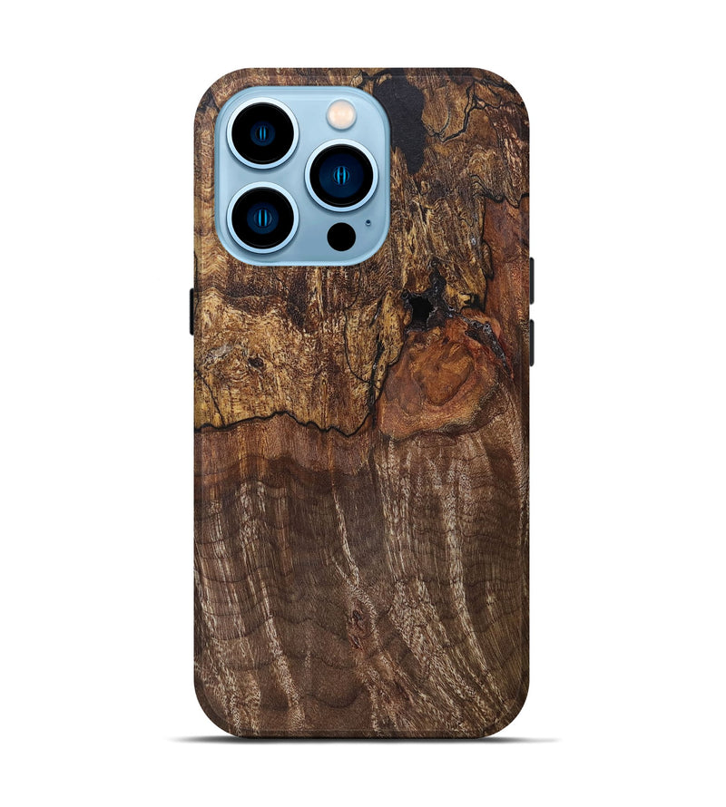 iPhone 14 Pro Wood+Resin Live Edge Phone Case - Serena (Wood Burl, 670014)