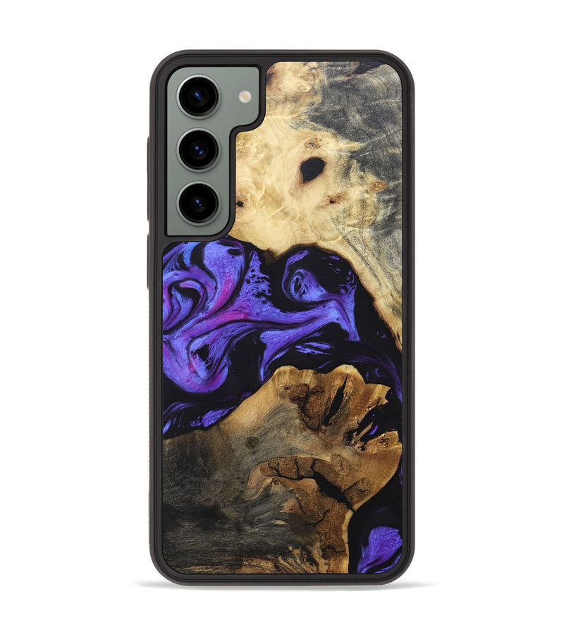 Galaxy S23 Plus Wood+Resin Phone Case - Kendrick (Purple, 670109)