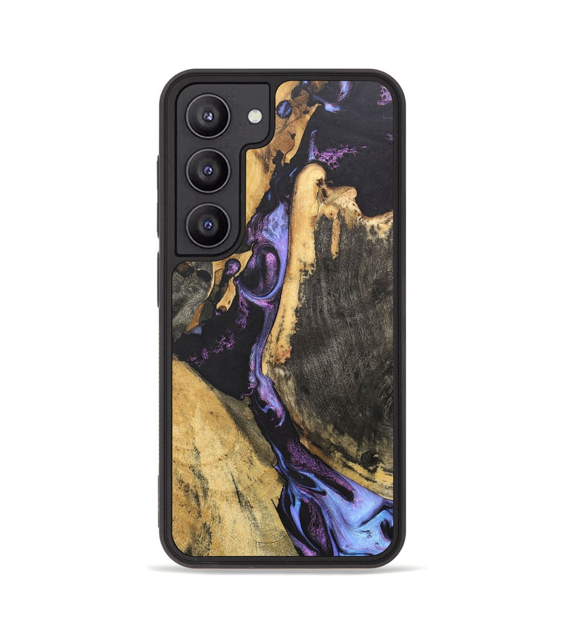 Galaxy S23 Wood+Resin Phone Case - Barbara (Mosaic, 670179)