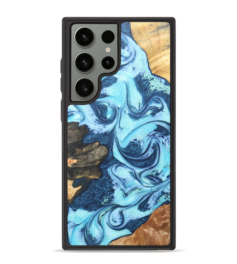 Galaxy S23 Ultra Wood+Resin Phone Case - Eloise (Mosaic, 670182)