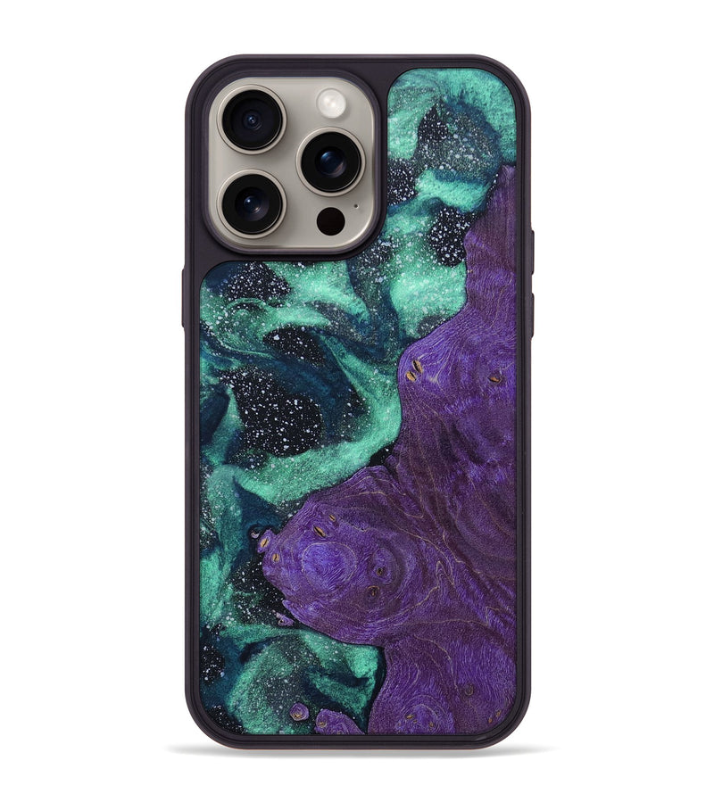 iPhone 15 Pro Max Wood+Resin Phone Case - Jonathan (Cosmos, 670211)