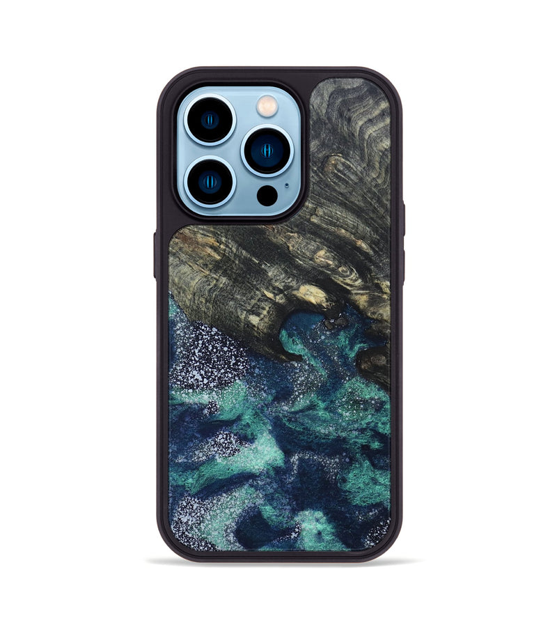 iPhone 14 Pro Wood+Resin Phone Case - Ellis (Cosmos, 670213)