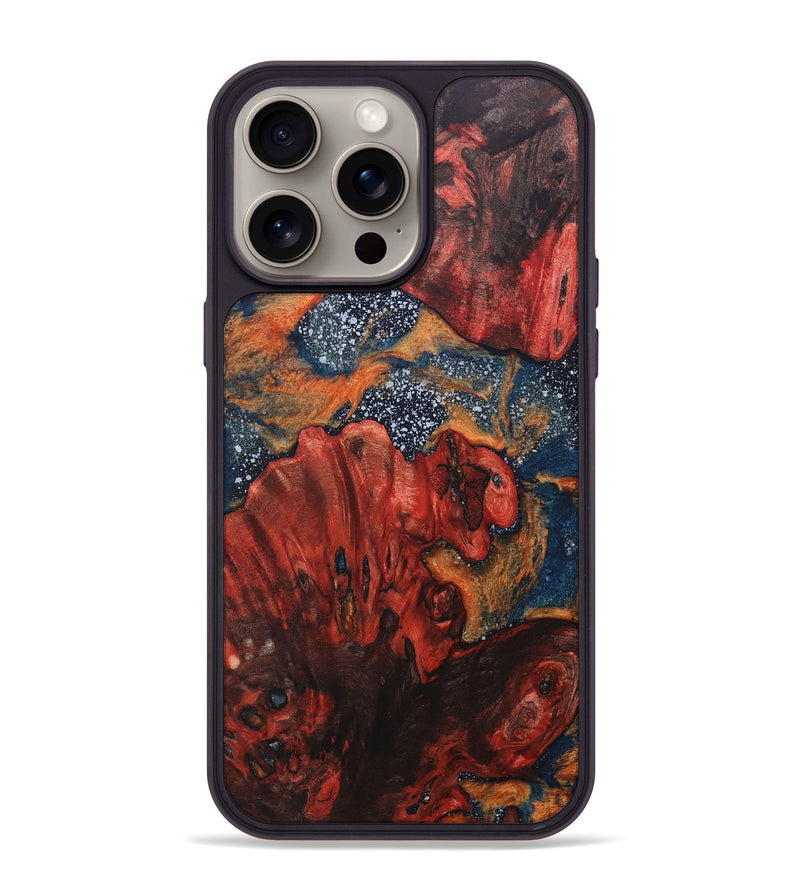 iPhone 15 Pro Max Wood+Resin Phone Case - Averie (Cosmos, 670227)
