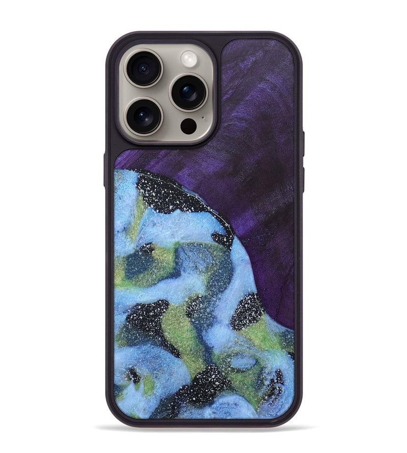 iPhone 15 Pro Max Wood+Resin Phone Case - Lorraine (Cosmos, 670240)