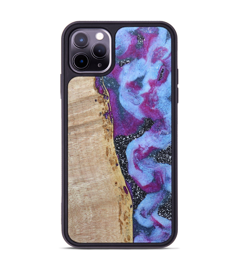 iPhone 11 Pro Max Wood+Resin Phone Case - Reese (Cosmos, 670242)