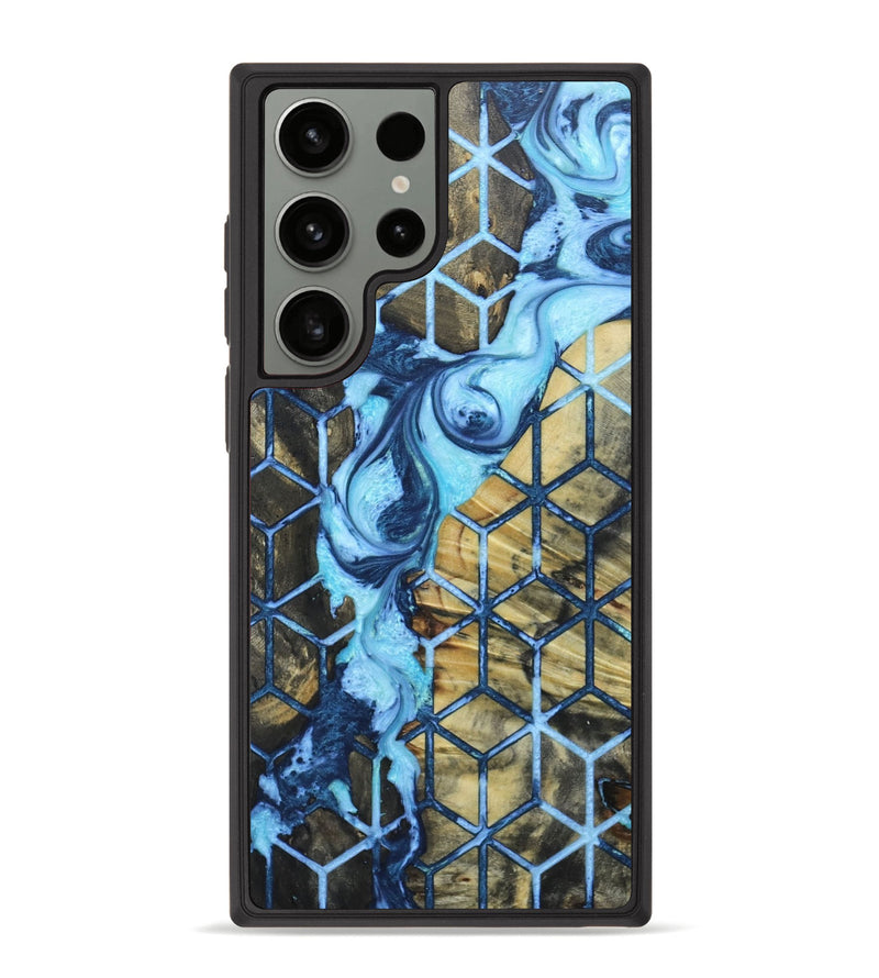 Galaxy S23 Ultra Wood+Resin Phone Case - Georgia (Pattern, 670272)