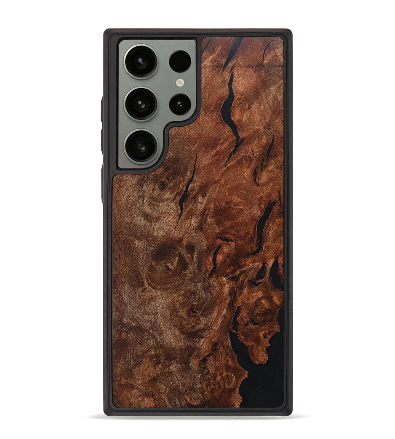 Galaxy S23 Ultra Wood+Resin Phone Case - Kathryn (Wood Burl, 670365)