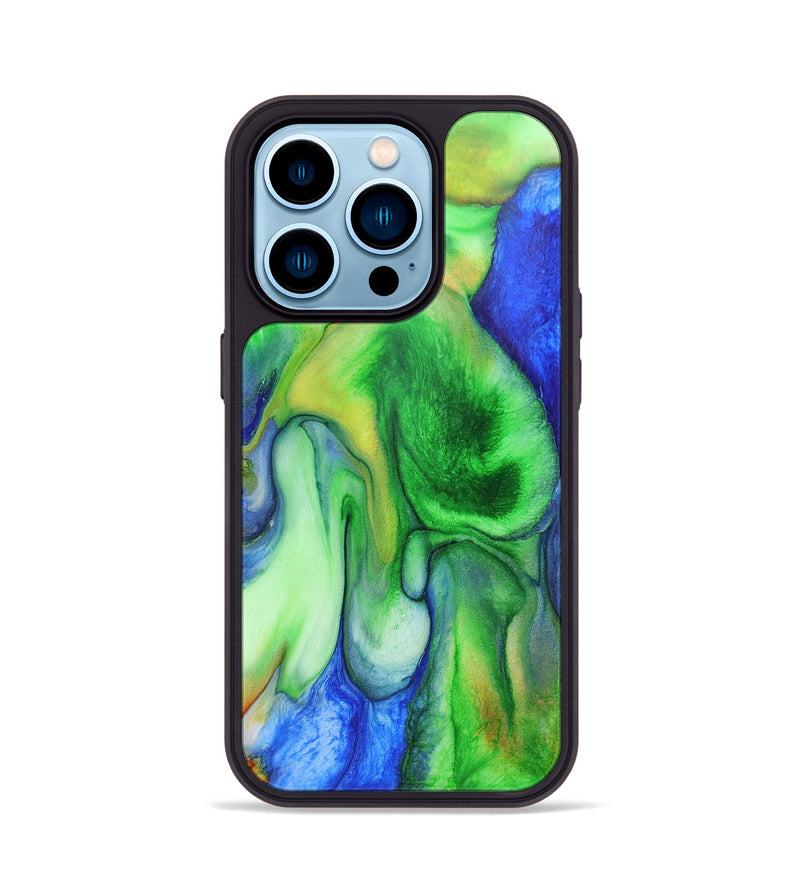 iPhone 14 Pro ResinArt Phone Case - Paulette (Watercolor, 670492)