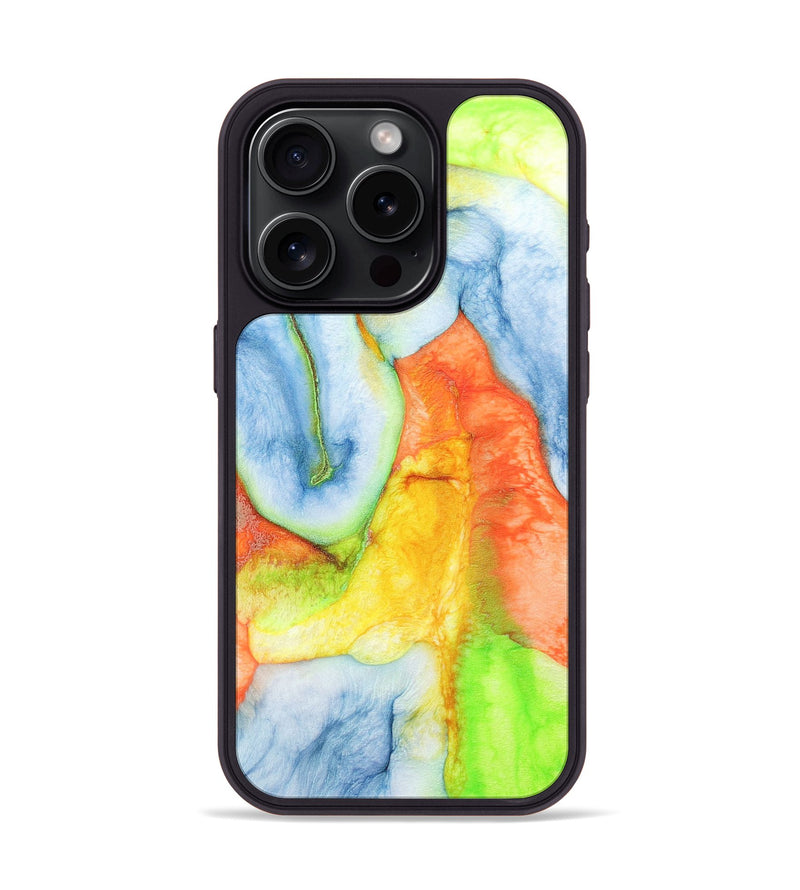 iPhone 15 Pro ResinArt Phone Case - Loretta (Watercolor, 670552)