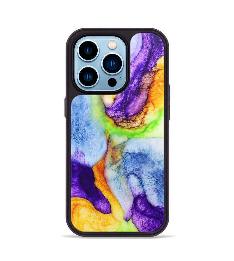 iPhone 14 Pro ResinArt Phone Case - Shana (Watercolor, 670557)