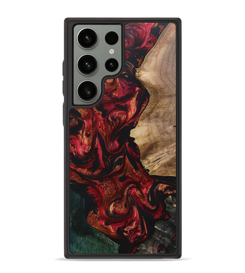 Galaxy S23 Ultra Wood+Resin Phone Case - Angelica (Mosaic, 670584)