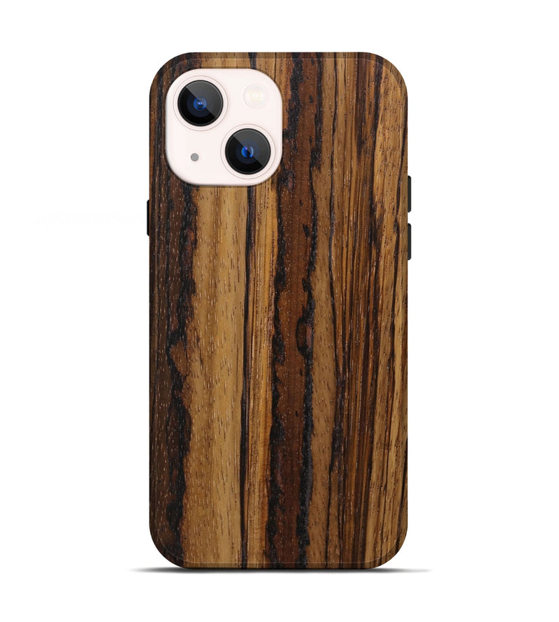 iPhone 13 Wood+Resin Live Edge Phone Case - Lillian (Wood Burl, 670802)