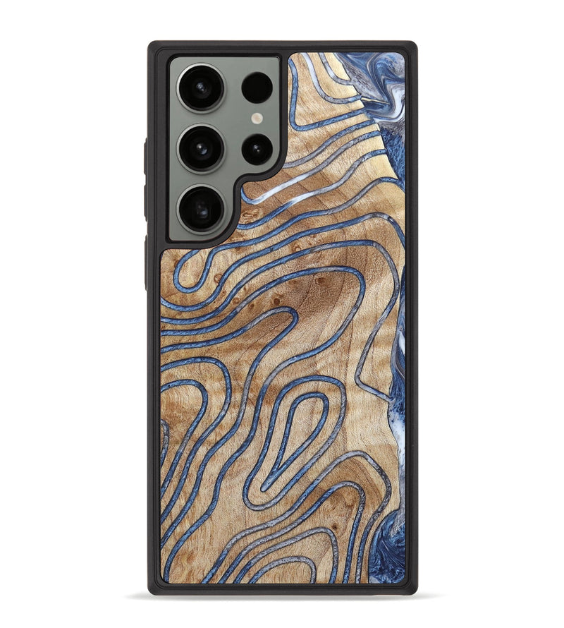 Galaxy S23 Ultra Wood+Resin Phone Case - London (Pattern, 670858)