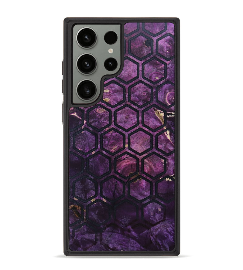 Galaxy S23 Ultra Wood+Resin Phone Case - Rachel (Pattern, 670872)