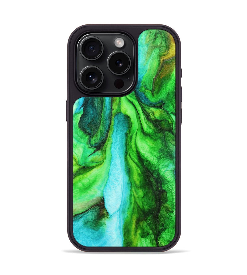 iPhone 15 Pro ResinArt Phone Case - Hugh (Watercolor, 670890)