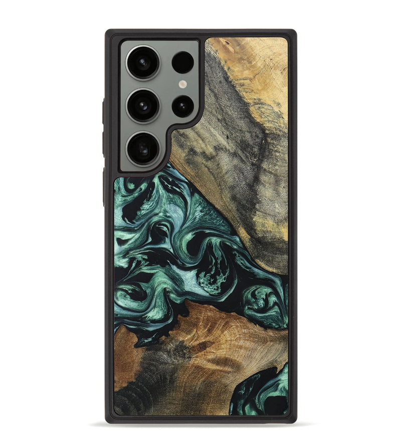 Galaxy S23 Ultra Wood+Resin Phone Case - Giselle (Mosaic, 670980)