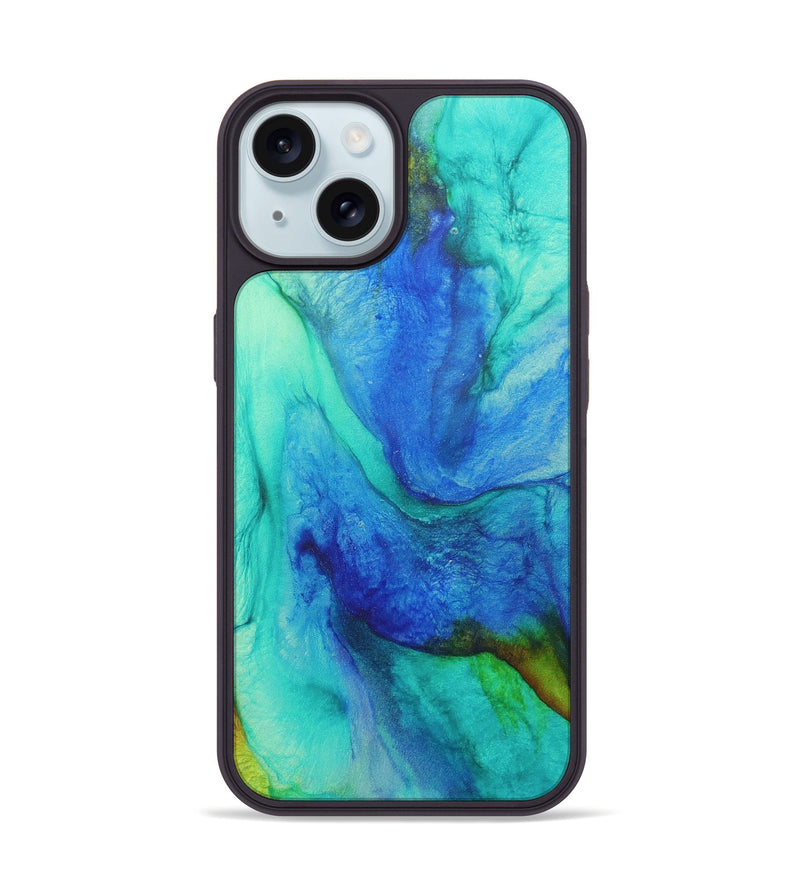 iPhone 15 ResinArt Phone Case - Bessie (Watercolor, 671155)