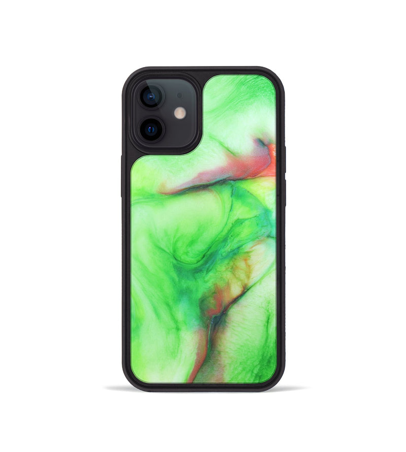 iPhone 12 mini ResinArt Phone Case - Robin (Watercolor, 671168)