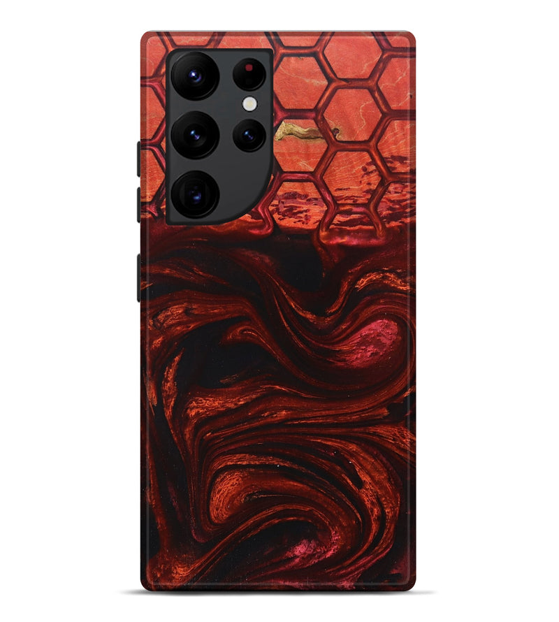 Galaxy S22 Ultra Wood+Resin Live Edge Phone Case - Ron (Pattern, 671213)
