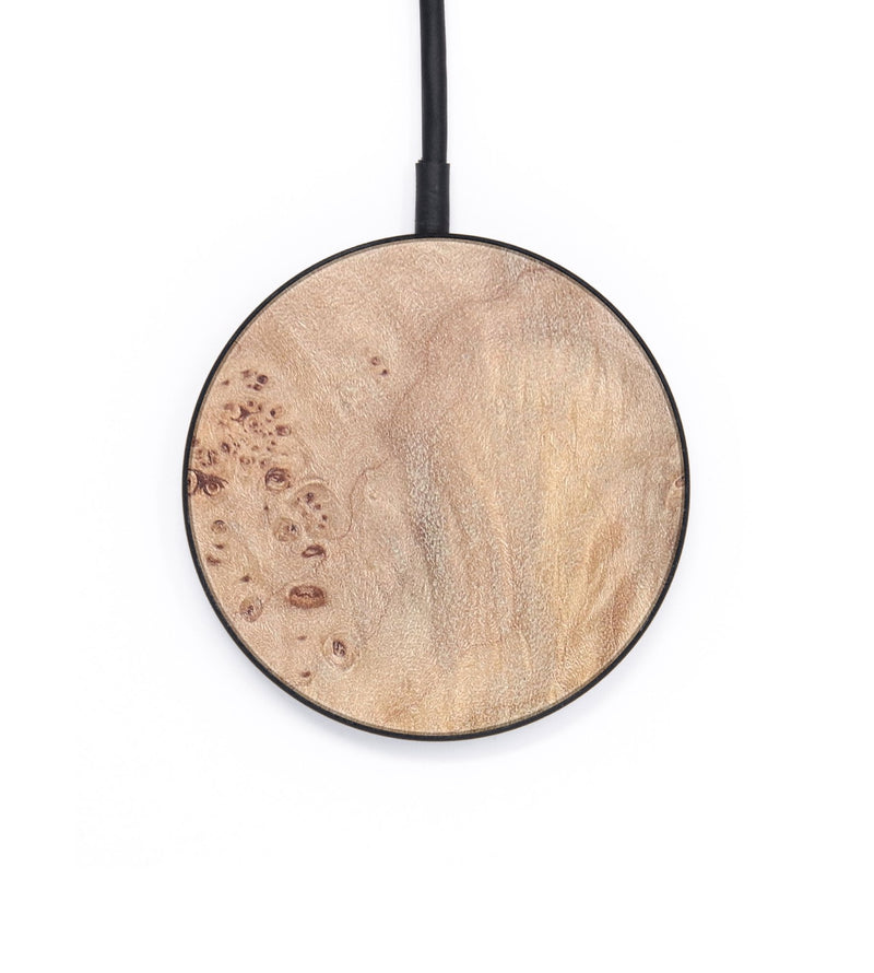 Circle Wood+Resin Wireless Charger - Kim (Wood Burl, 671273)