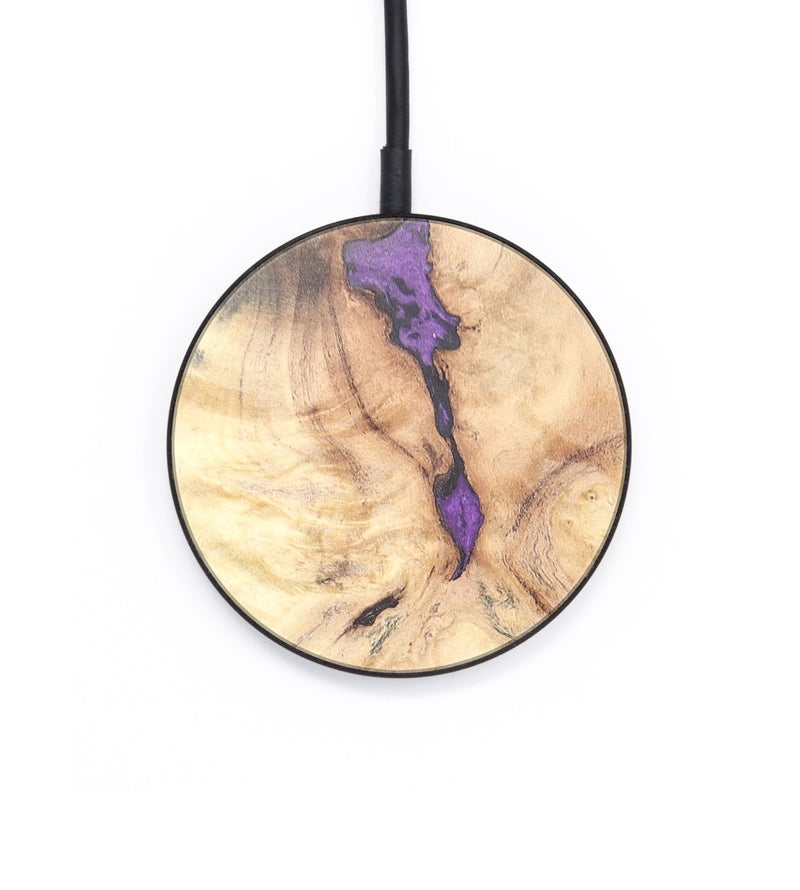 Circle Wood+Resin Wireless Charger - Emerson (Wood Burl, 671282)