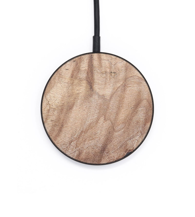 Circle Wood+Resin Wireless Charger - Connor (Wood Burl, 671296)